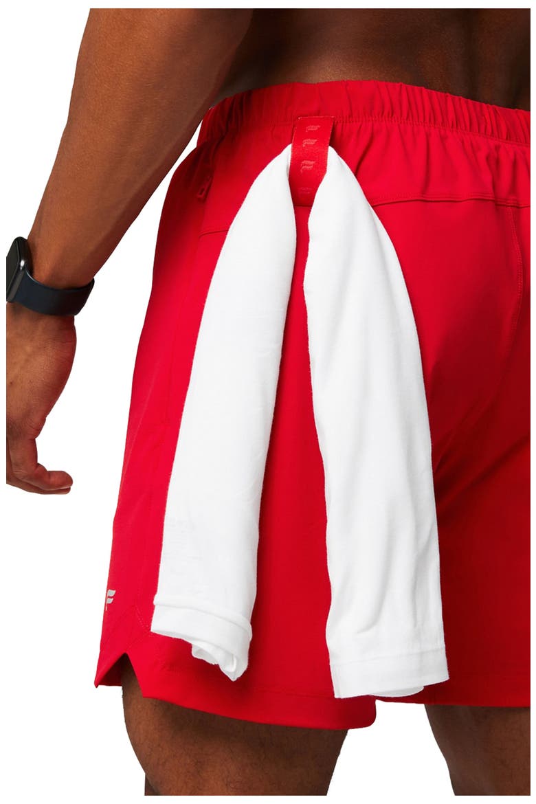 Men's The 7" One Short, Alternate, color, Heated Red