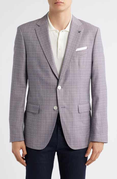 BOSS Hutson Check Virgin Wool Sport Coat