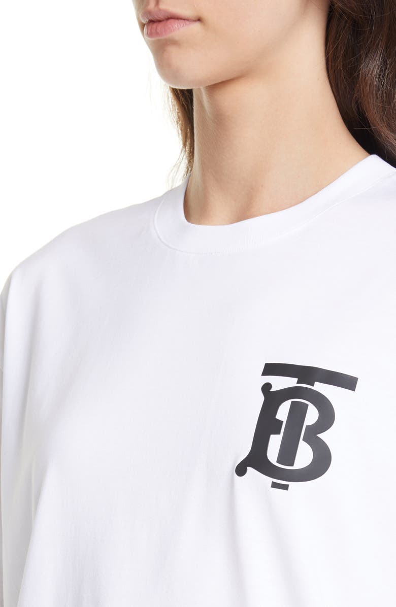 Burberry Emerson Monogram Logo Tee, Alternate, color, 