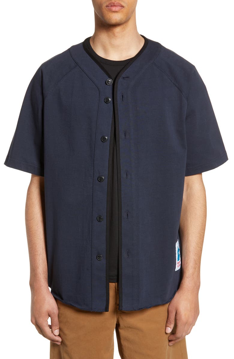 rag & bone Made in America Baseball Jersey, Main, color, 
