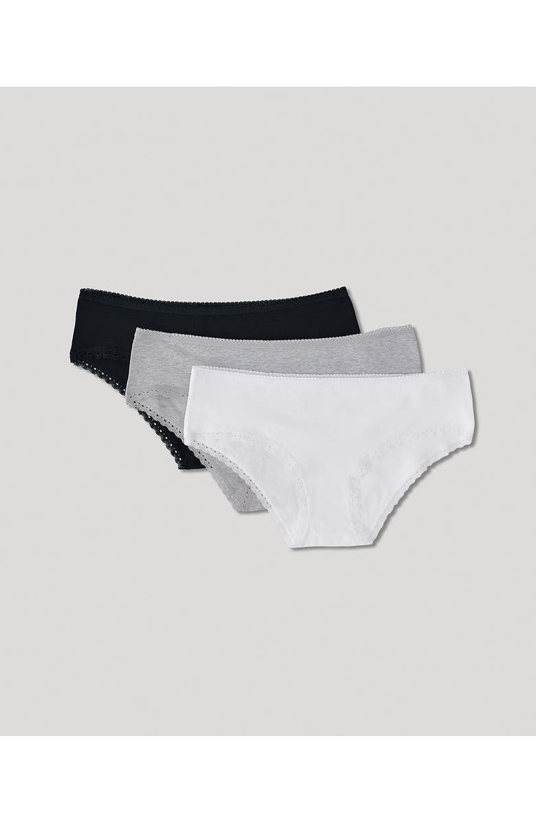 Pact Everyday Shelf Bra Cropped Camisole, Alternate, color, White