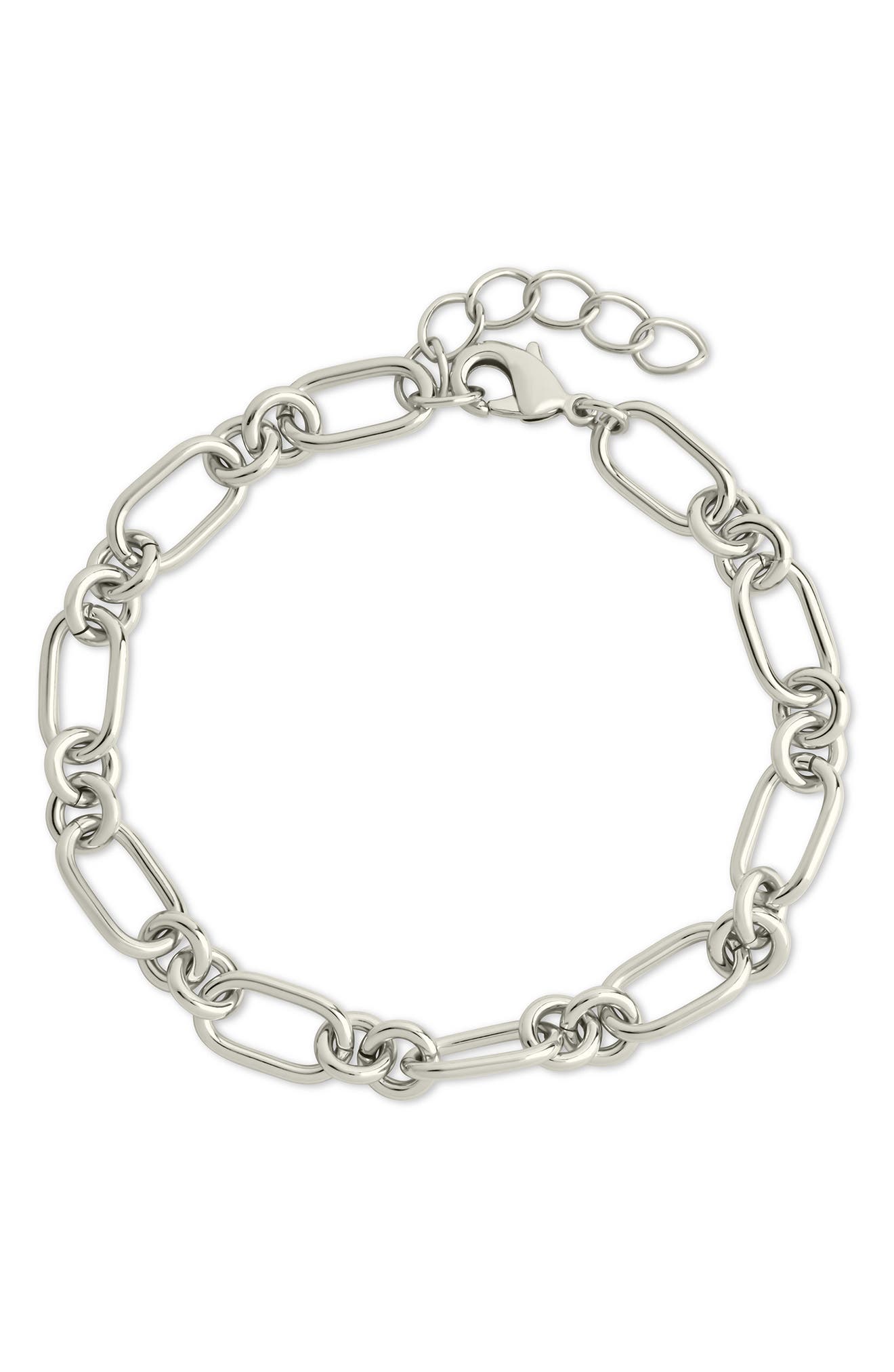 Sterling Forever Marlene Chain Link Bracelet