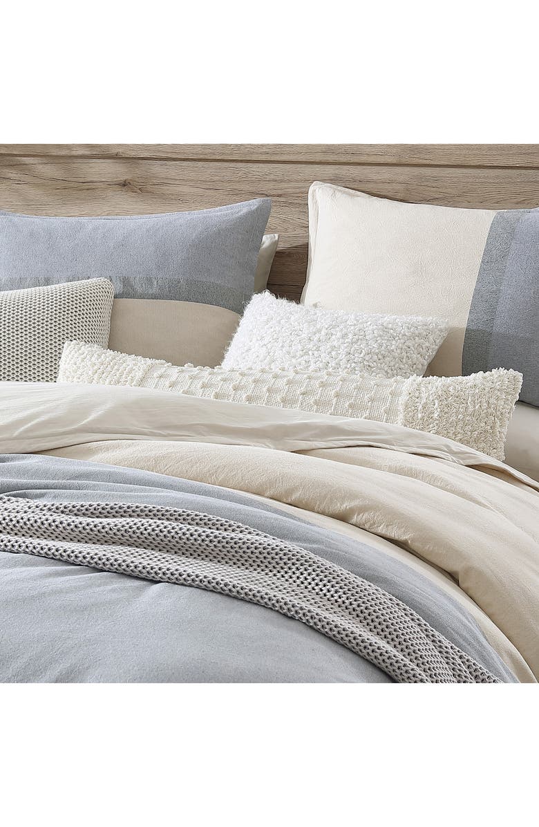 DKNY Pure Emma Lumbar Pillow, Alternate, color, Ivory