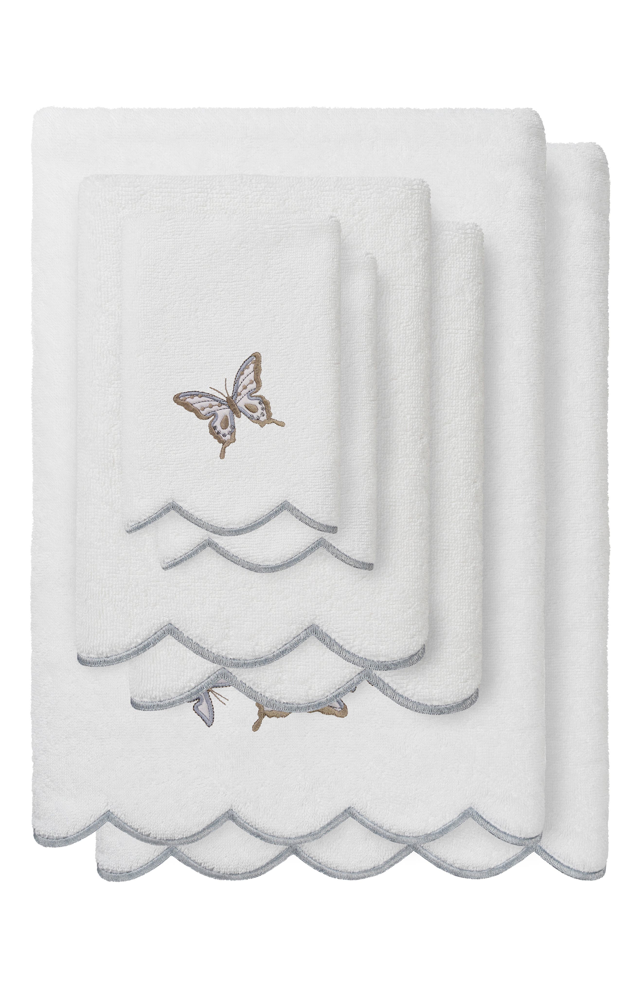 6-Piece Brittney Embroidered Turkish Cotton Towel Set