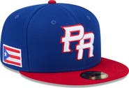 New Era Men's New Era  Blue/Red Puerto Rico Baseball 2026 World Baseball Classic 59FIFTY Fitted Hat