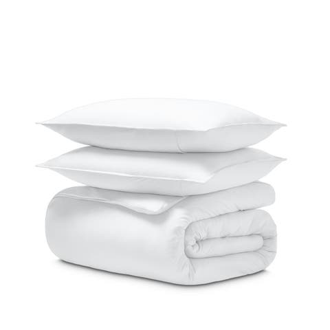 Organic Cotton Jersey Duvet Cover & Pillowsham Set