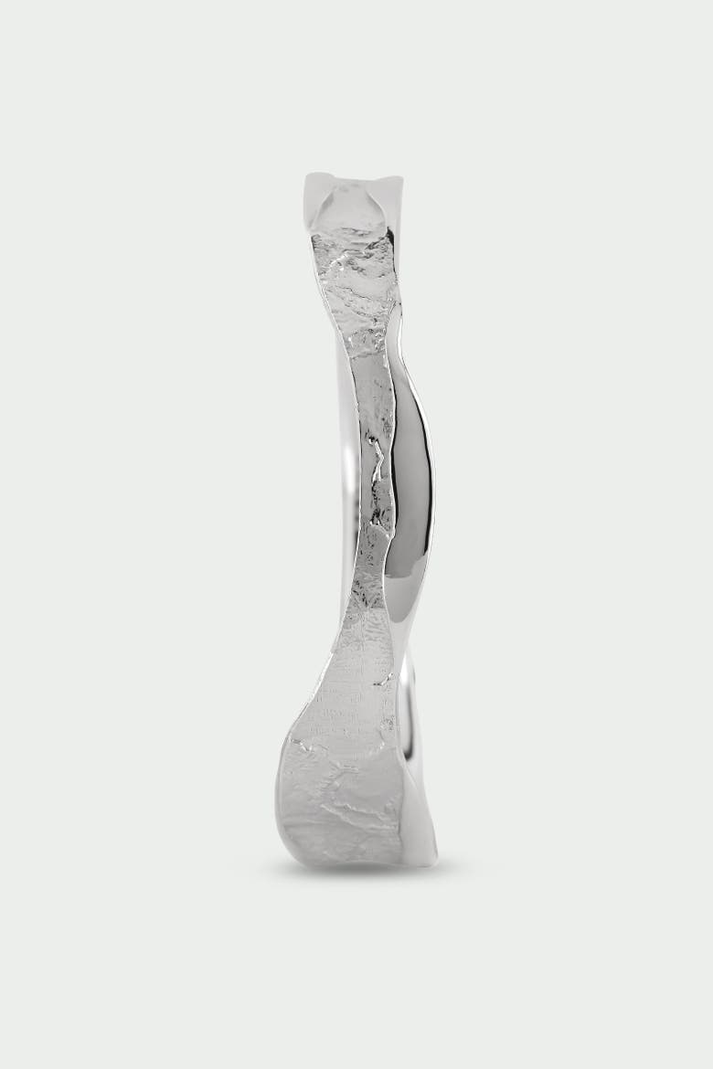 Edge Bangle, Alternate, color, Silver