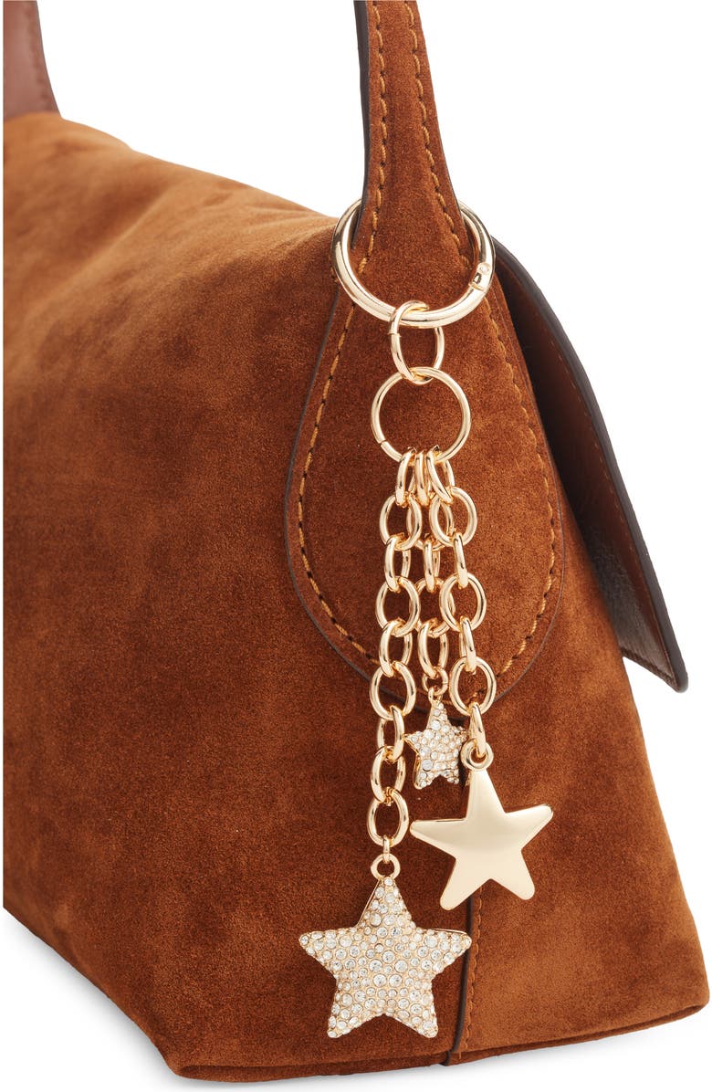 Chelsea28 Star Cluster Bag Charm, Alternate, color, Clear-Gold