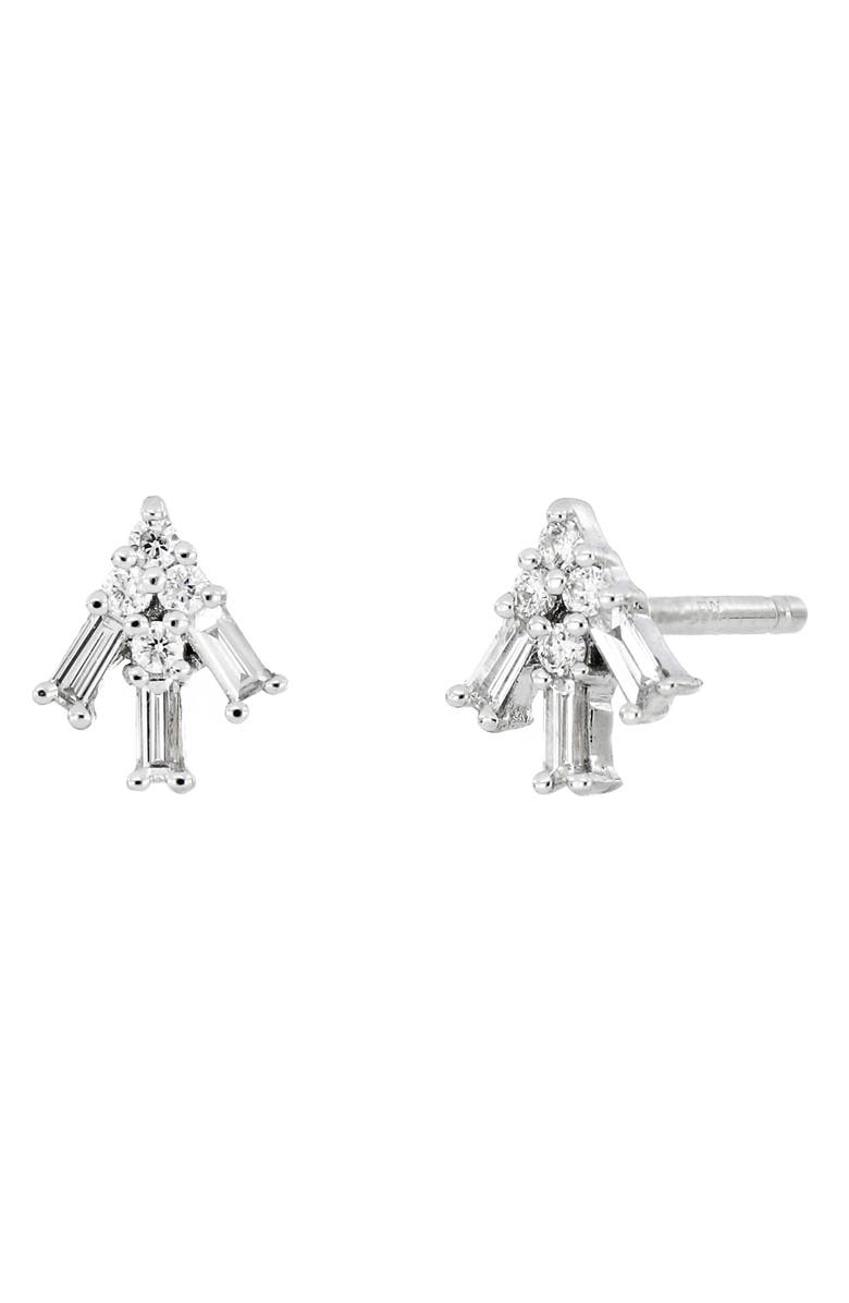 Bony Levy Getty Petite Geo Diamond Stud Earrings, Main, color,