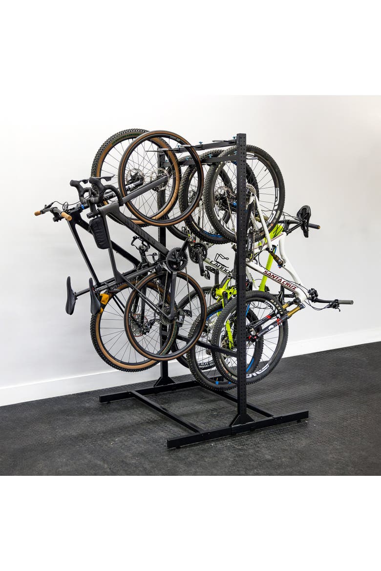 Freestanding G-Bike - Holds 8 Bikes, Main, color, Black