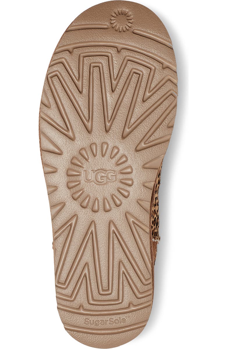 UGG<sup>®</sup> Speckles Ultra Mini Genuine Calf Hair Ankle Bootie, Alternate, color,