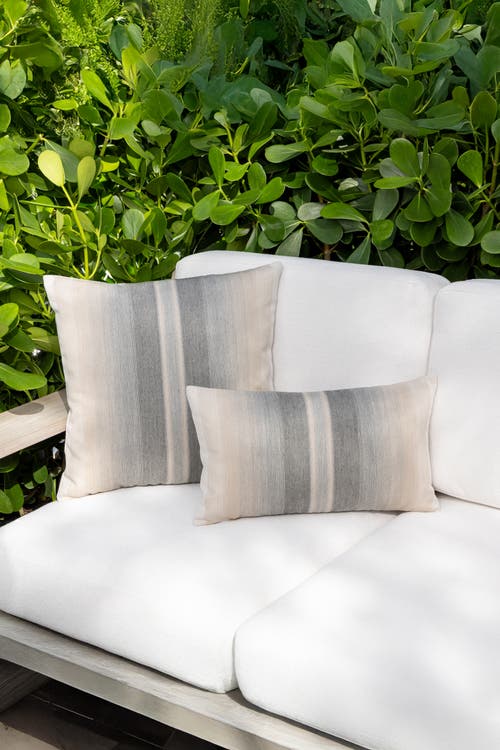 Elaine Smith Ombre Stripe Indoor & Outdoor Woven Accent Pillow