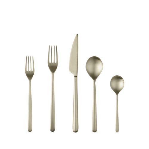 Mepra Linea Flatware Set In Metallic