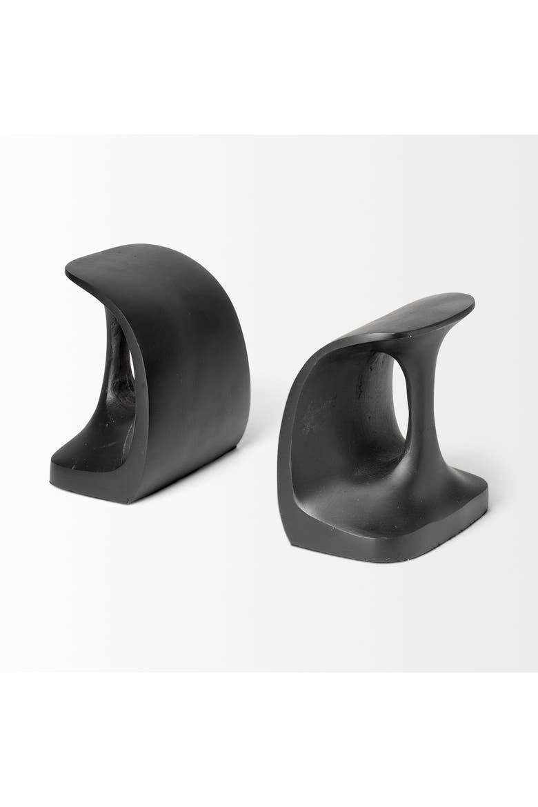 Last Cobbler set of 2 Shoemaker Tool Bookends, Alternate, color, Black