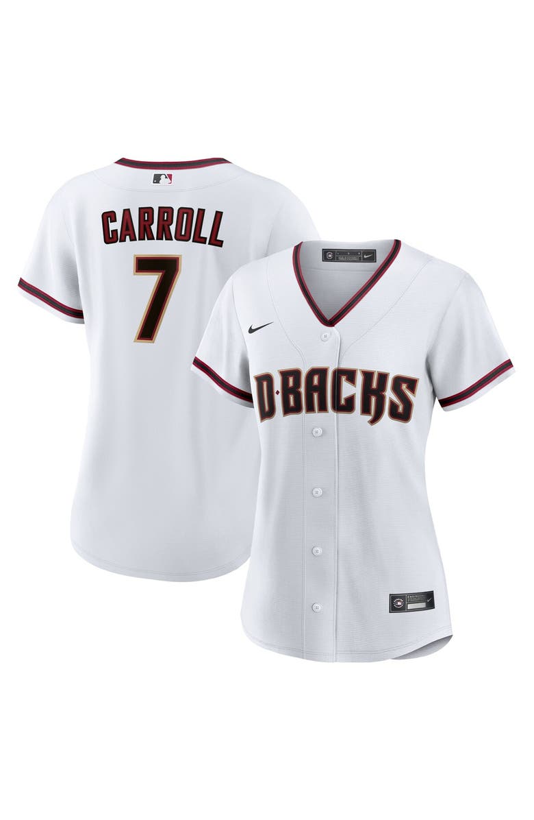 Nike Women's Nike Corbin Carroll White Arizona Diamondbacks Home Replica Player Jersey, Main, color, White