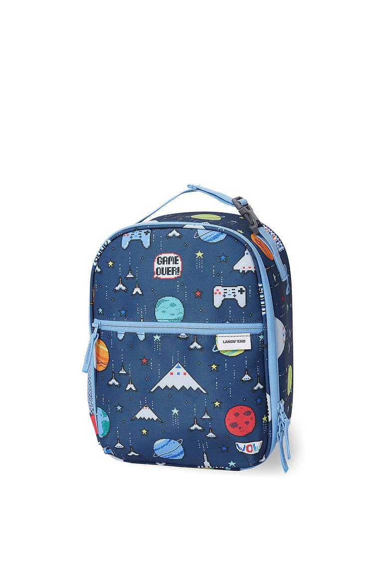 Kids Insulated Soft Sided Lunch Box, Main, color, Space Games
