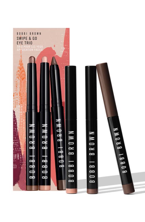 Bobbi Brown Swipe & Go Eyeshadow & Eyeliner Trio (nordstrom Exclusive) (limited Edition) $102 Value