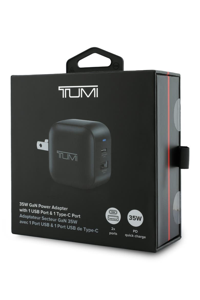 35W USB & Type-C Wall Charger, Alternate, color, BLACK