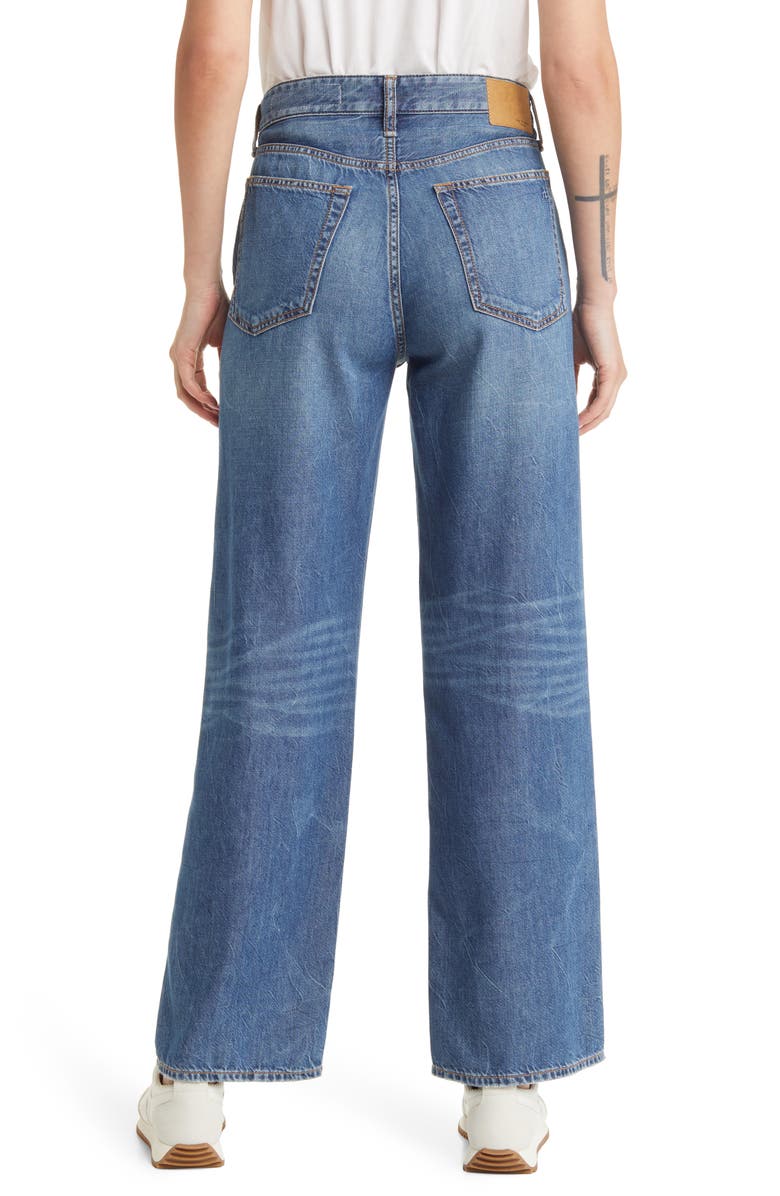 rag & bone Featherweight Logan Wide Leg Jeans, Alternate, color,