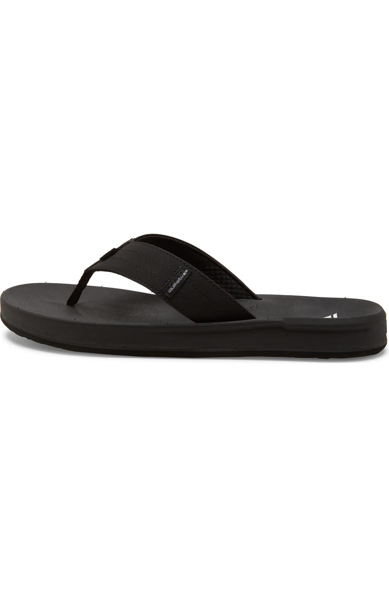 Quiksilver Rivi III Flip Flop, Alternate, color, Black
