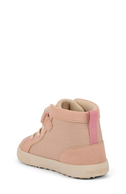 See Kai Run Girls' Hudson High Sneaker Boots - Toddler, Big Kid In Pink