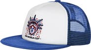 Outerstuff Men's Outerstuff White/Royal USMNT Defender Adjustable Trucker Hat