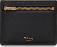 Mulberry Zipped Leather Card Case