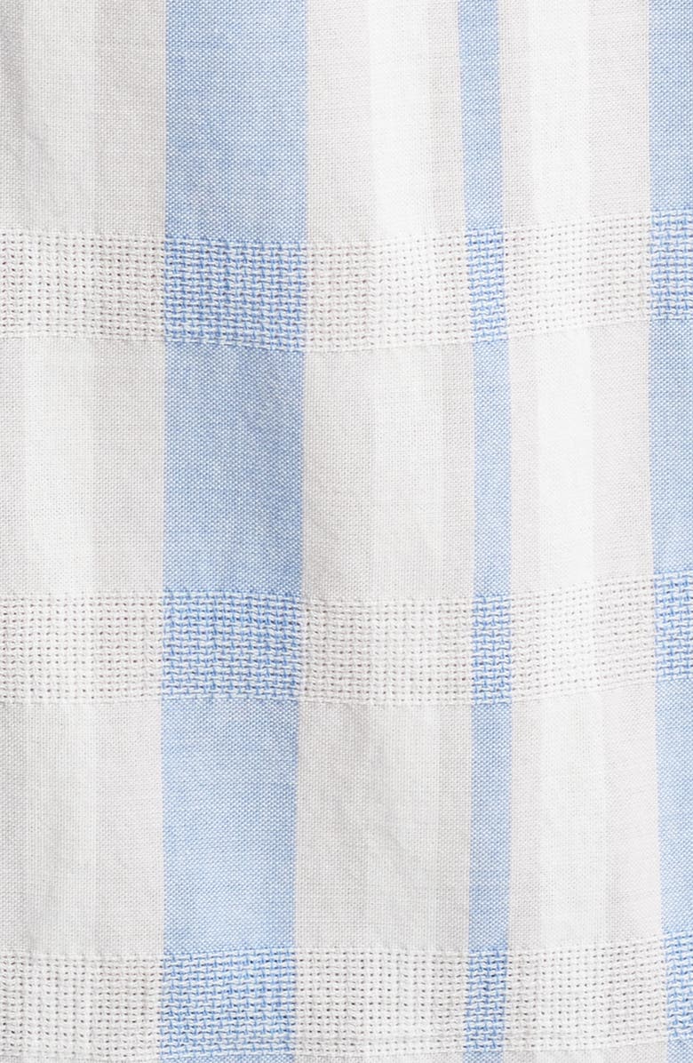 AG Aiden Stripe Short Sleeve Button-Up Shirt, Alternate, color, Blue/Taupe Stripe