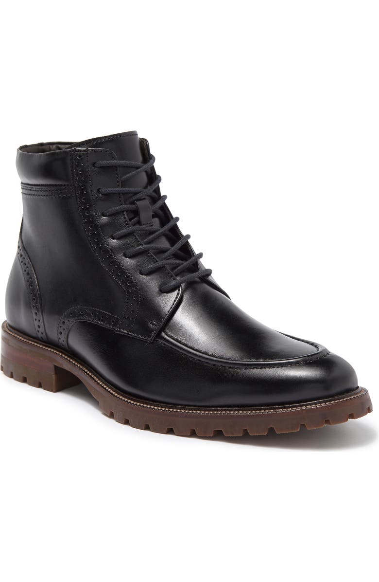 Johnston & Murphy Stratford Leather Boot, Main, color,