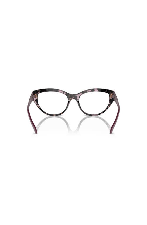 Vogue Eyewear 53mm Irregular Optical Glasses In Brown