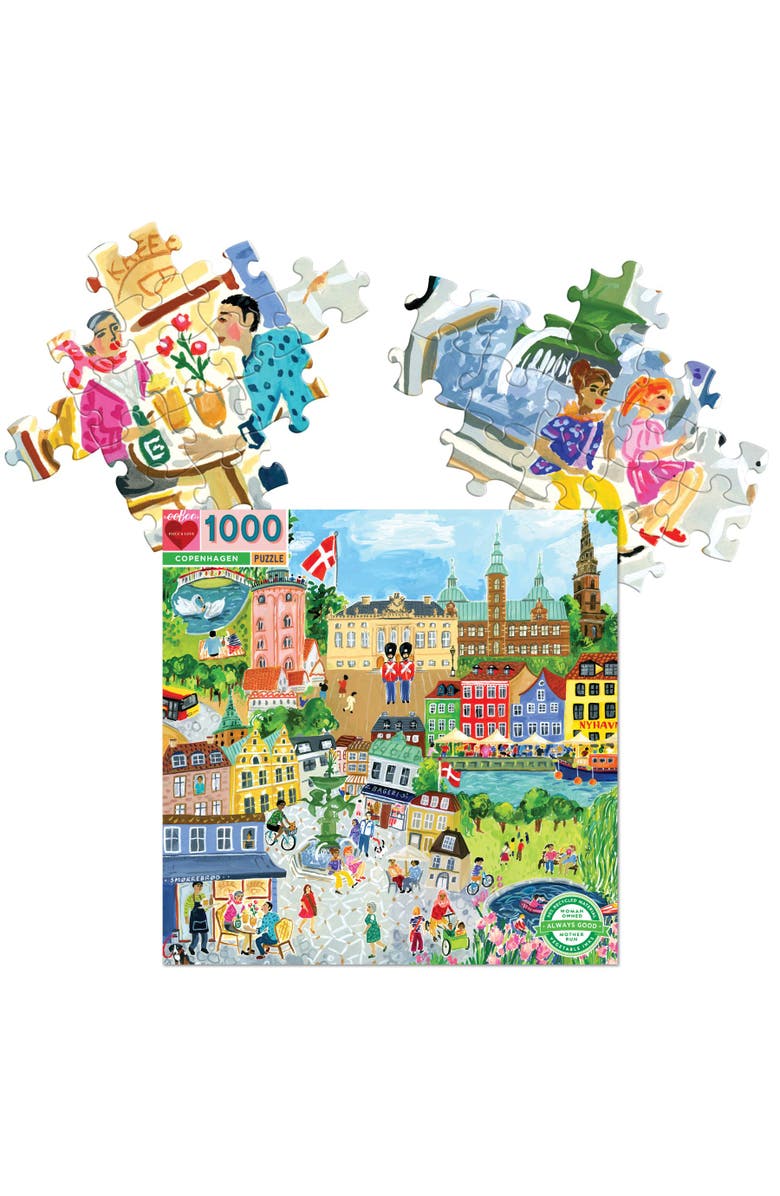 ZZDNU eeBoo Piece & Love eeBoo Piece and Love Copenhagen 1000 piece Jigsaw Puzzle, Alternate, color, 