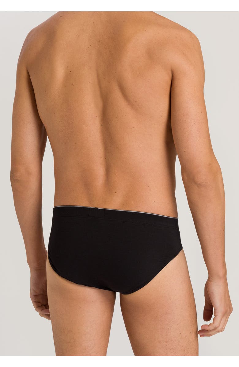 Hanro Cotton Superior Cotton Brief, Alternate, color, Black