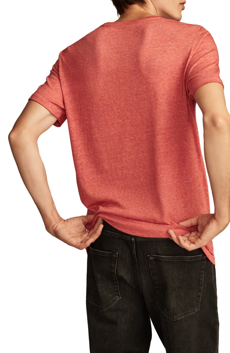 Lucky Brand Rolling Stones Tongue Burnout Graphic T-Shirt, Alternate, color, 