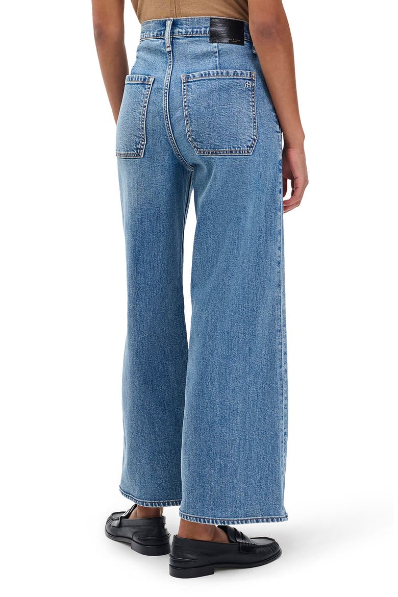 Andi High Waist Ankle Wide Leg Jeans, Alternate, color, ORIAN