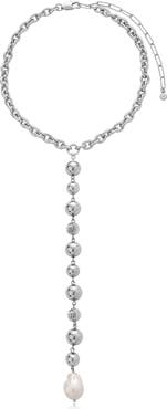 Ettika Cultured Freshwater Pearl Deep Drop Y-Necklace