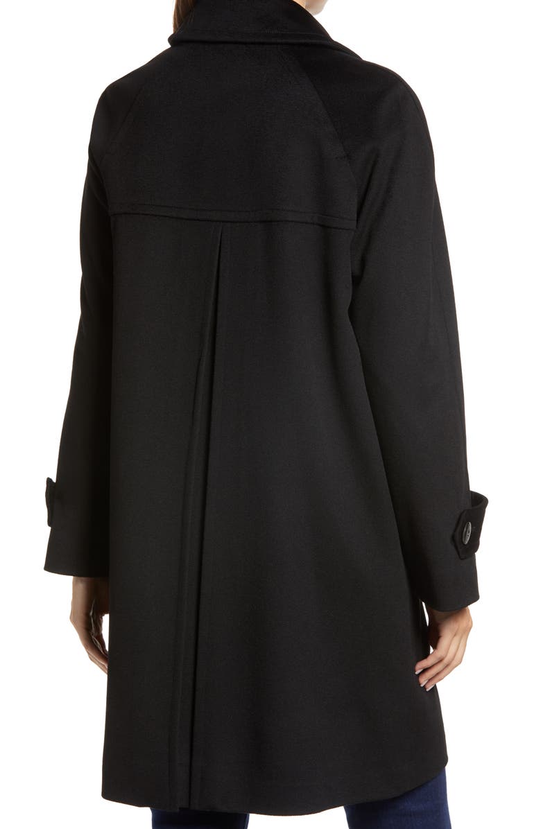 Fleurette Wool Raglan Sleeve Coat, Alternate, color,