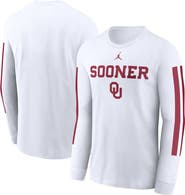 Jordan Brand Men's Jordan Brand White Oklahoma Sooners Local Spirit Slogan Long Sleeve T-Shirt