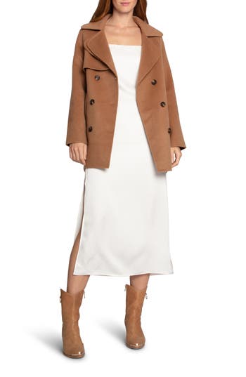 Belle & Bloom Wanna Be Loved Wool Blend Coat In Brown