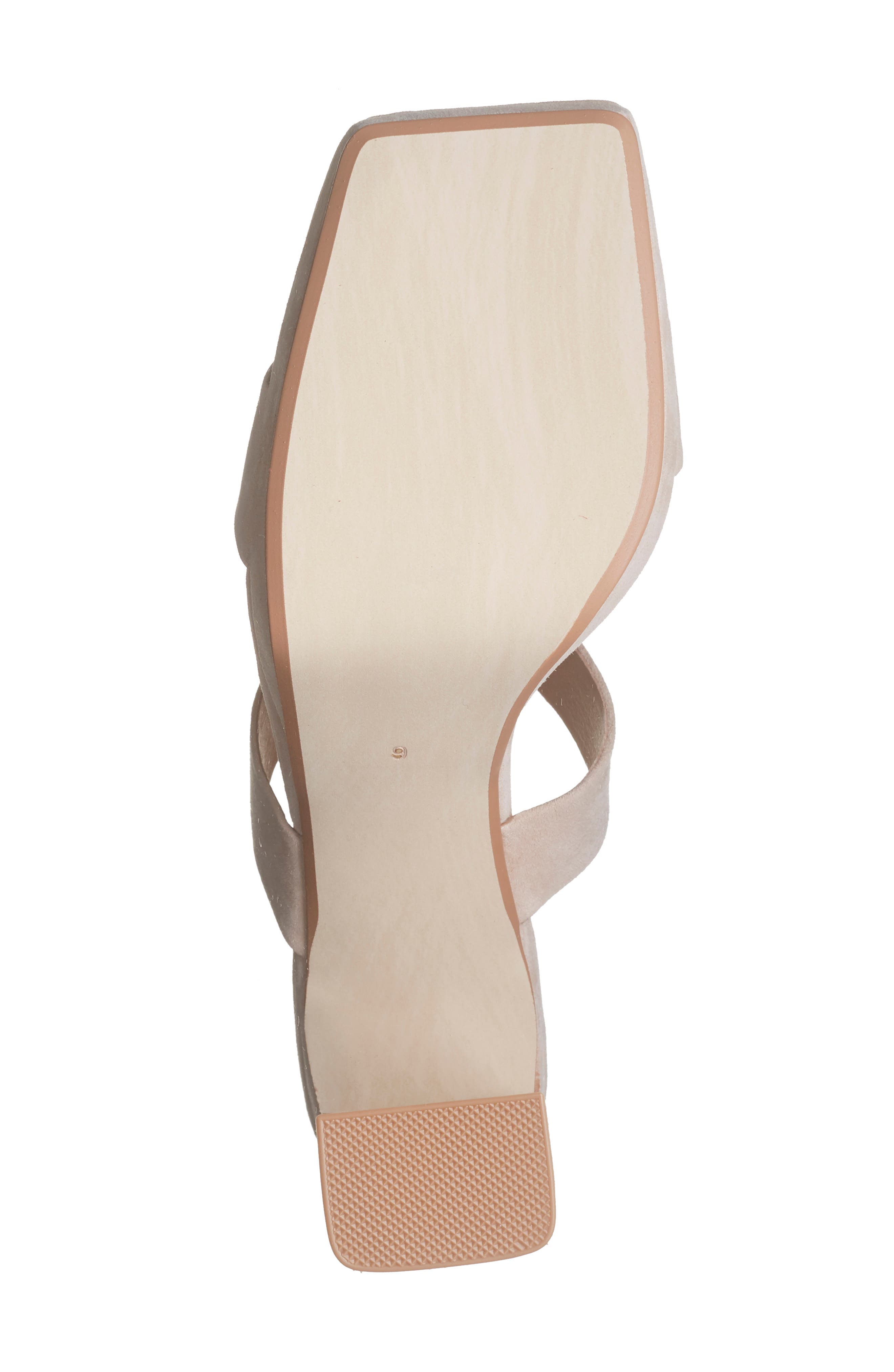 Danity Platform Slide Sandal, Alternate, color, BEIGE SUEDE
