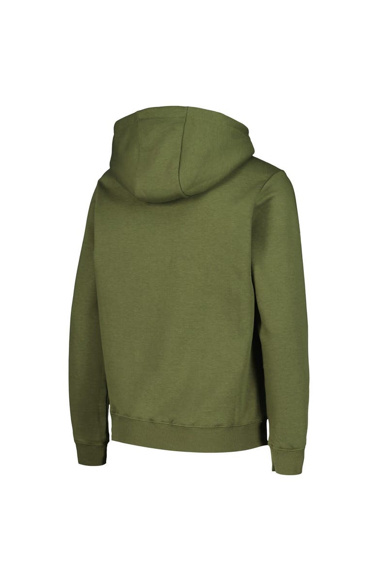 LEVELWEAR Youth Levelwear Olive St. Louis Blues Podium Fleece Pullover Hoodie, Alternate, color, Olive