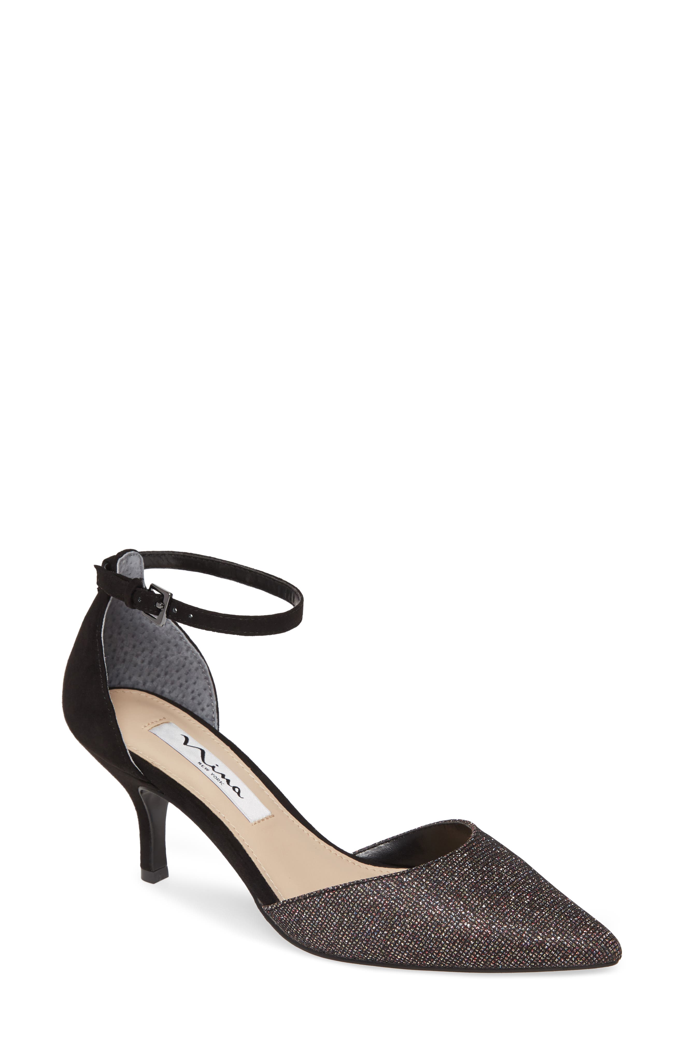 Nina Brenda Ankle Strap Pump, Main, color, 