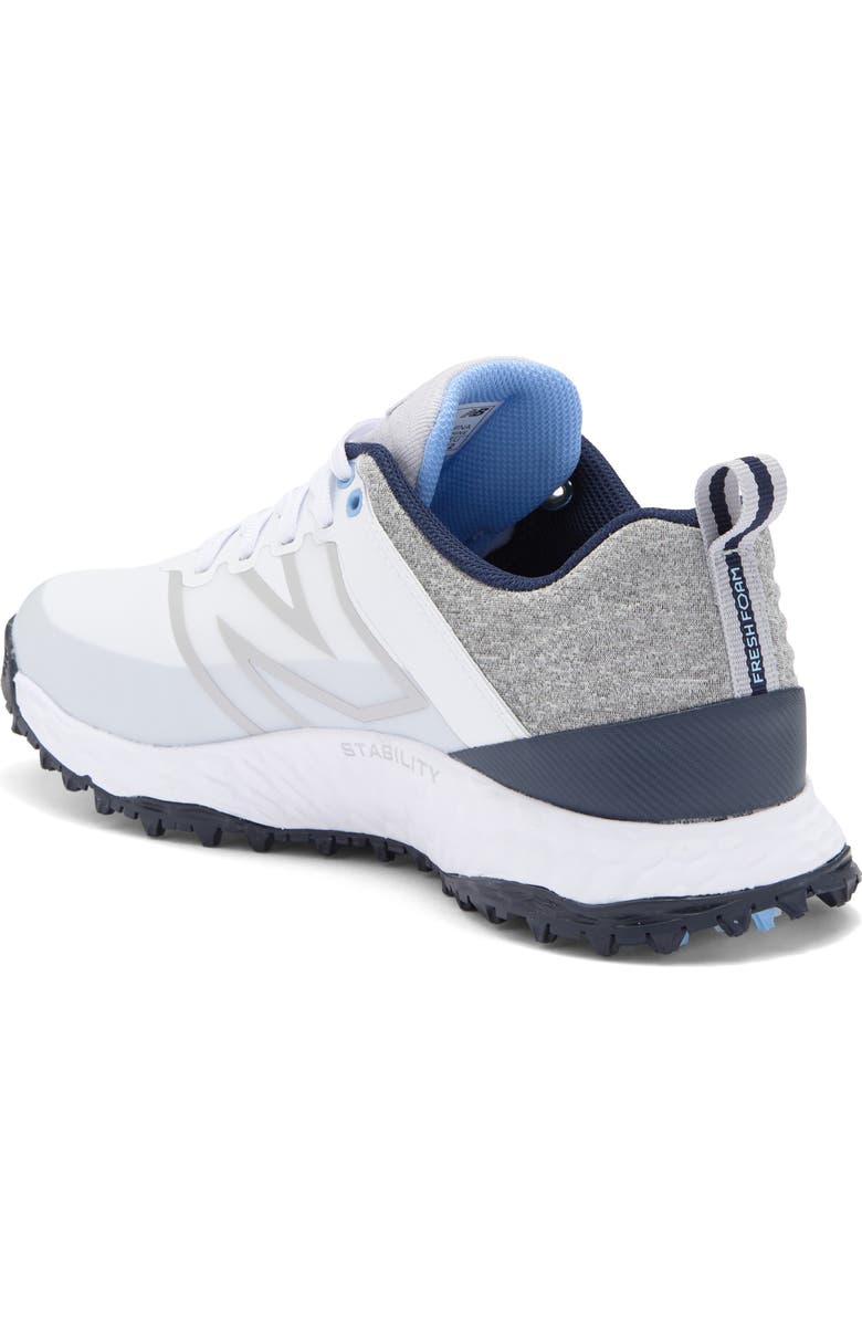 NEW BALANCE GOLF Fresh Foam Contend v2 Golf Shoe, Alternate, color, White / Blue