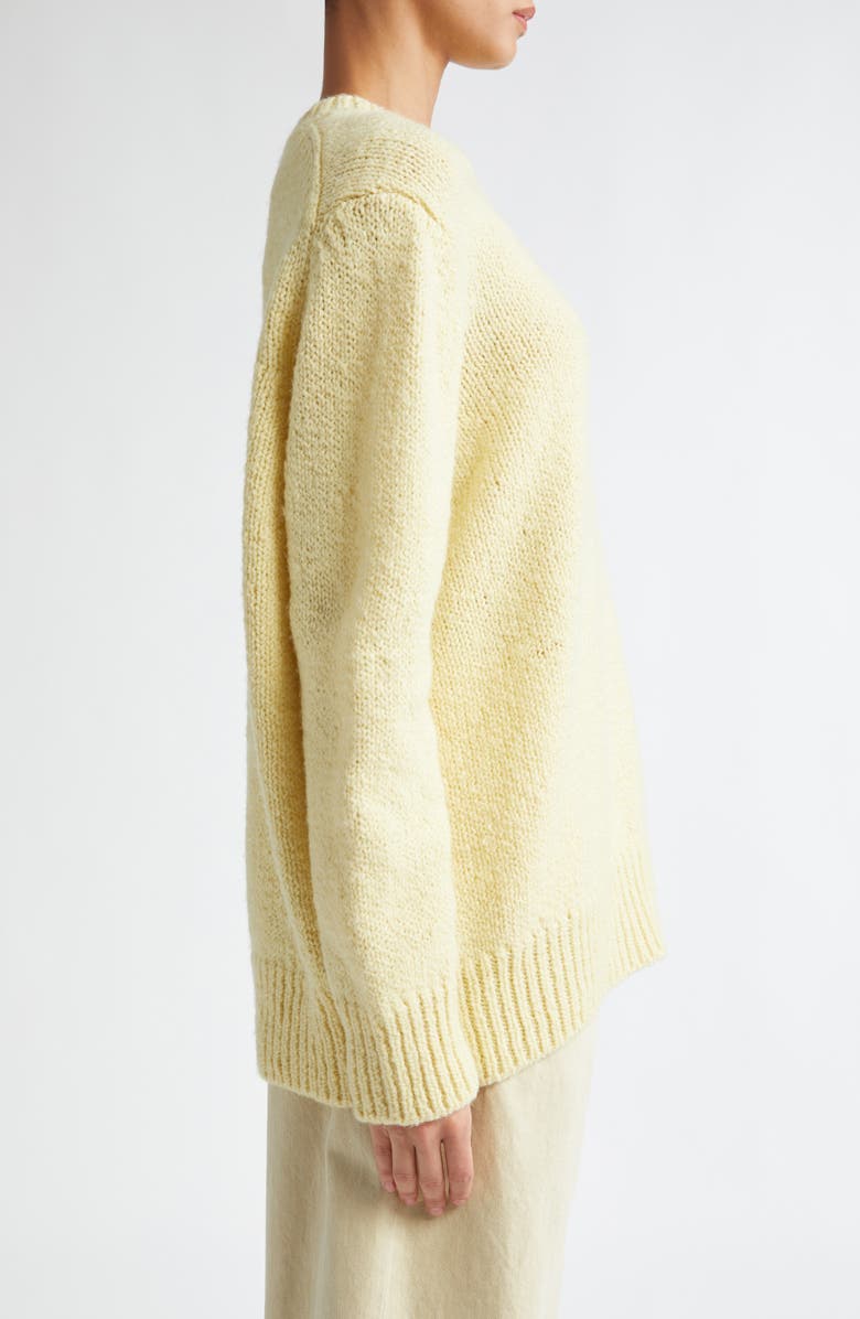 Jil Sander Classic Wool Crewneck Sweater, Alternate, color, 