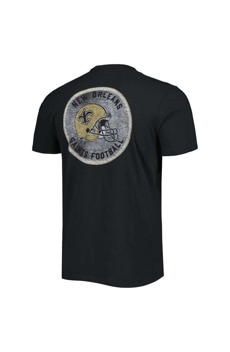 '47 Men's '47 Black New Orleans Saints Open Field Franklin T-Shirt, Alternate, color,