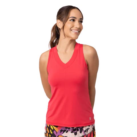 UV Colors Racerback Womens Tennis Tank Top