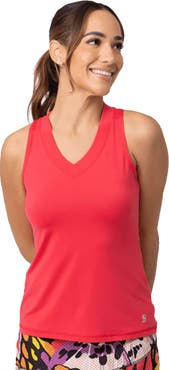 Sofibella UV Colors Racerback Womens Tennis Tank Top