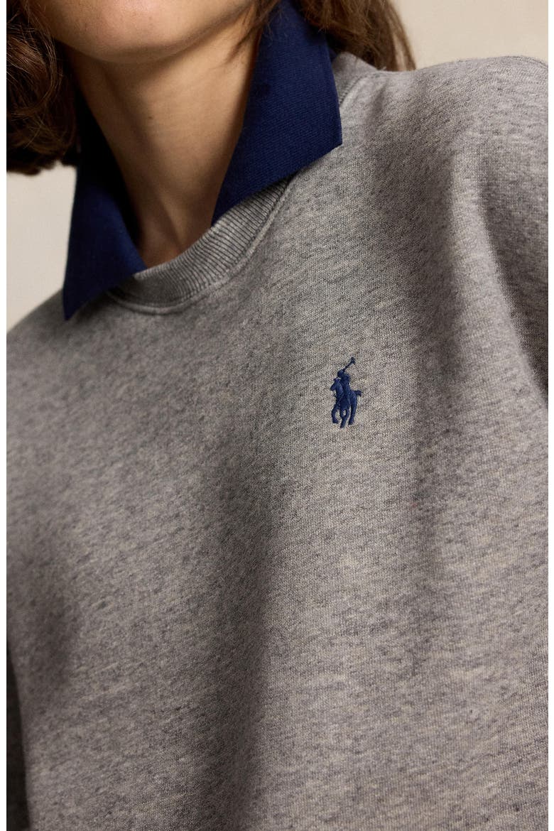 Arctic Fleece Sweatshirt, Alternate, color, GREY HTR
