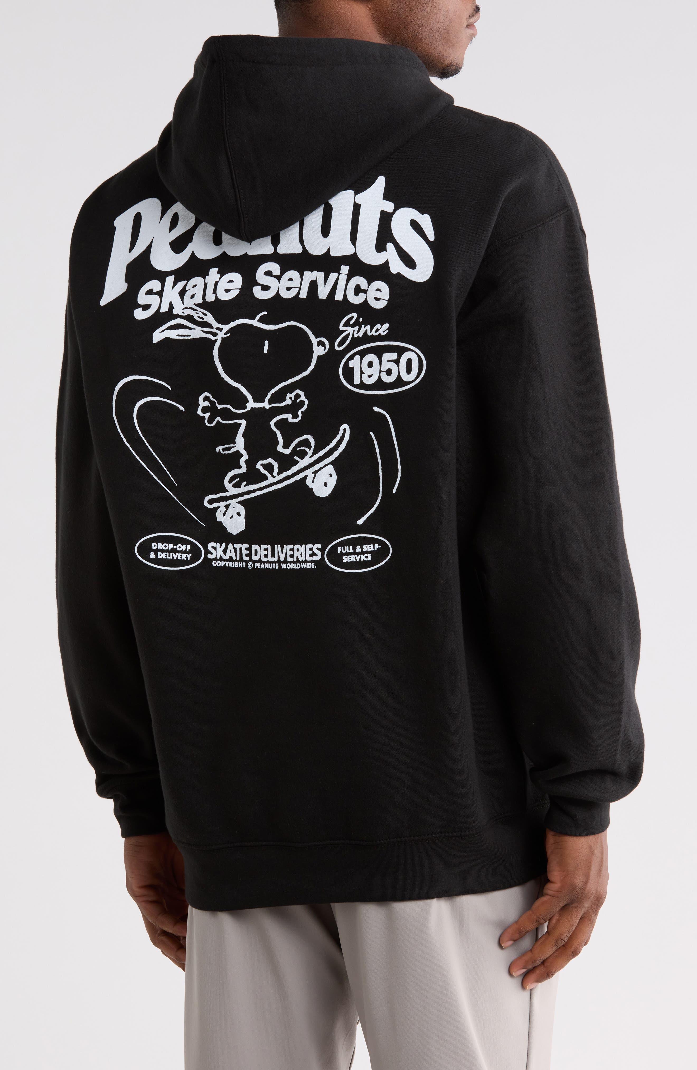 The Forecast Agency Peanuts® Skate Service Hoodie (Men) | Nordstromrack