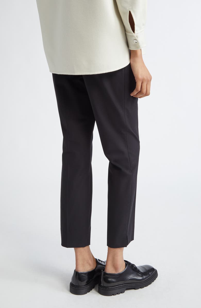 Lafayette 148 New York Stanton Slim Leg Ankle Pants, Alternate, color, Black