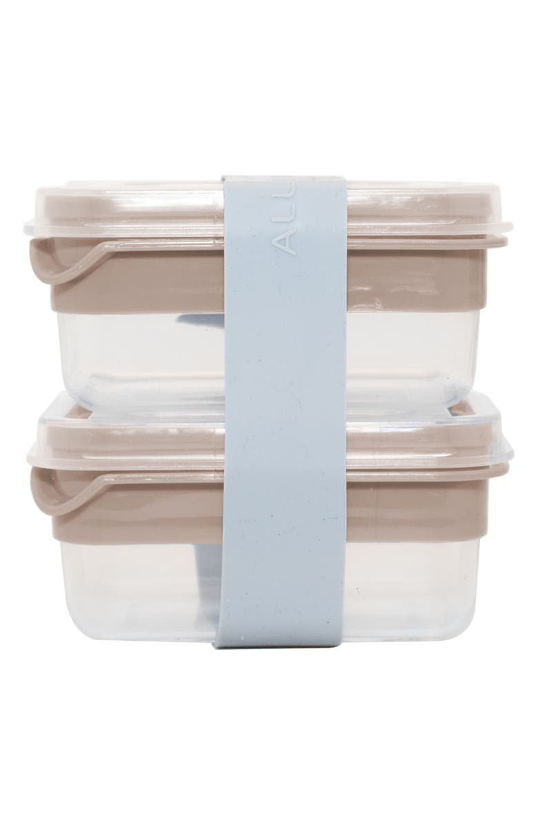 Silver One International 12-Piece Lunch Tote Set, Alternate, color, Heather Beige